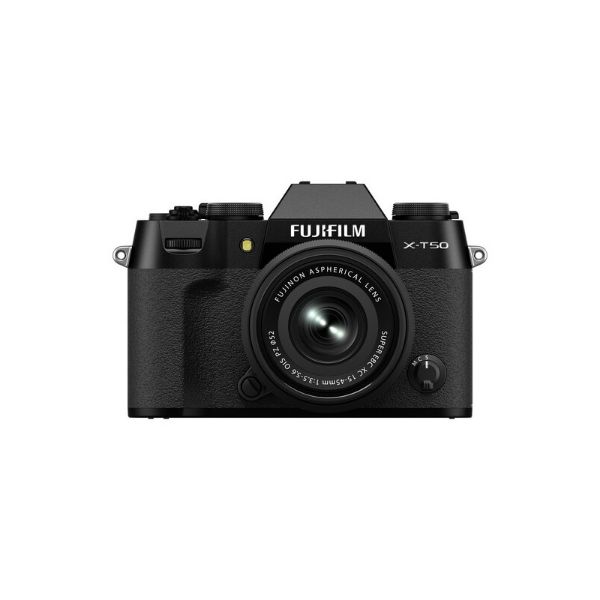 Immagine di FujiFilm X-T50 BLACK + XC 15-45mm - GARANZIA FUJIFILM ITALIA