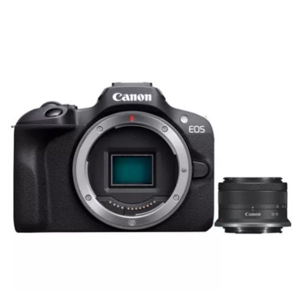 Immagine di Canon EOS R100 + RF-S 18–45MM IS STM 